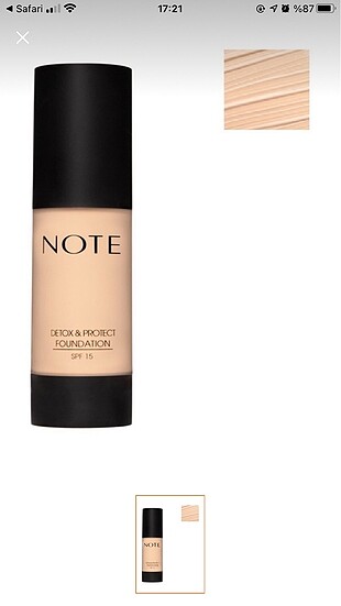 Note fondöten