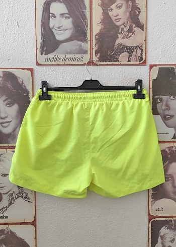 Sarı Mini Erkek Bel Detaylı Şort - Görsel 5