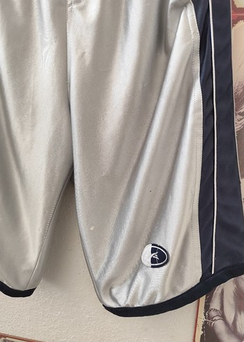 Gri Bel Bantlı Rahat Atlet Şort - Görsel 3