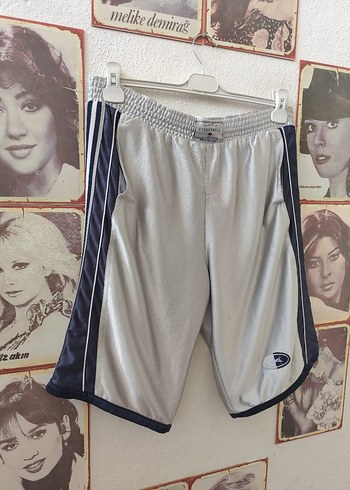 Gri Bel Bantlı Rahat Atlet Şort - Görsel 2