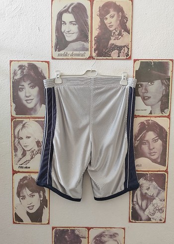 Gri Bel Bantlı Rahat Atlet Şort - Görsel 6