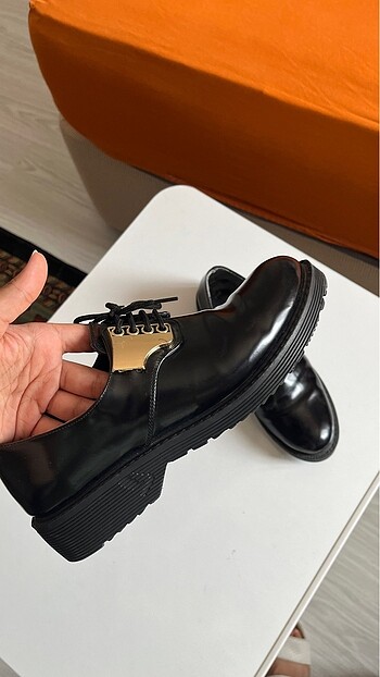 37 Beden siyah Renk Oxford loafer siyah ayakkabı