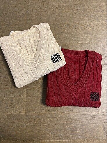 Massimo Dutti Loewe Model V Yaka Ekru Kazak