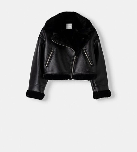 Bershka Bershka suni deri ceket