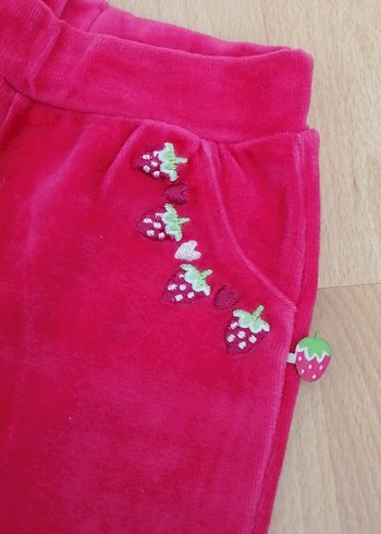 LC Waikiki Kız Çocuk Pembe Nakışlı Rahat Pantolon