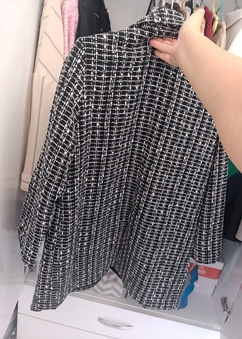 Trendyol & Milla Düğmeli Siyah Uzun Kadın Blazer