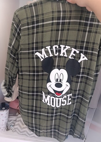 LC Waikiki Kadın Yeşil Düğmeli Gömlek