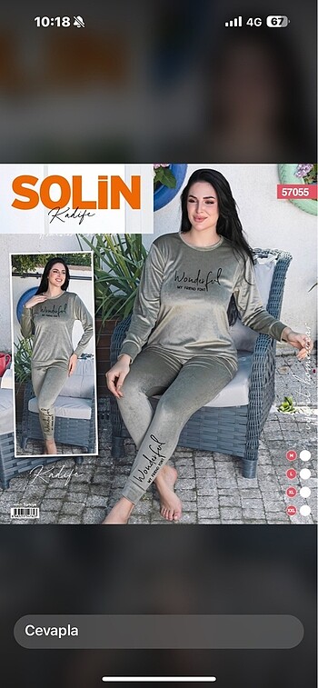 Kadife pijama takımı