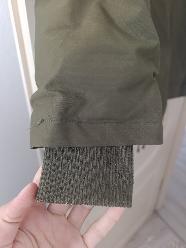 Kapüşonlu Rahat Kesim Kadın Mont - Görsel 5