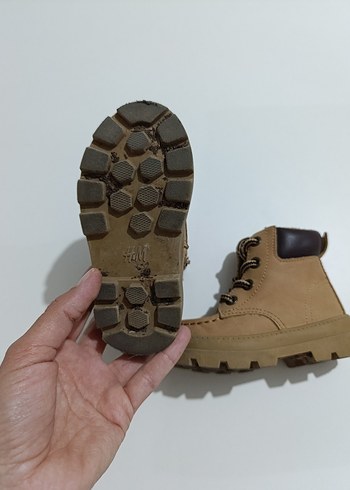Bej Süet Fermuarlı Kamuflaj Desenli Erkek Bot - Görsel 4
