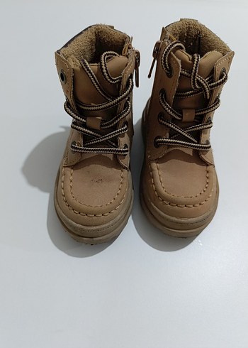 Bej Süet Fermuarlı Kamuflaj Desenli Erkek Bot - Görsel 2