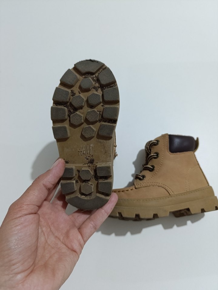 Bej Süet Fermuarlı Kamuflaj Desenli Erkek Bot - Görsel 4