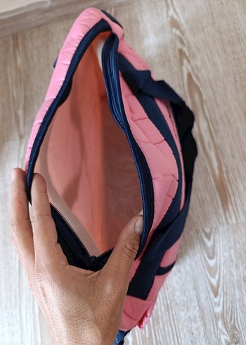 Pembe Baskılı Bebek Çantası - Görsel 4