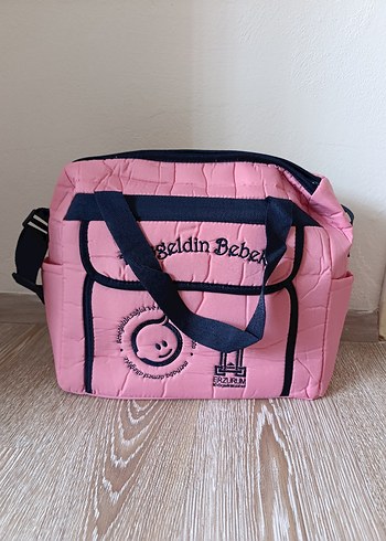 Pembe Baskılı Bebek Çantası - Görsel 2