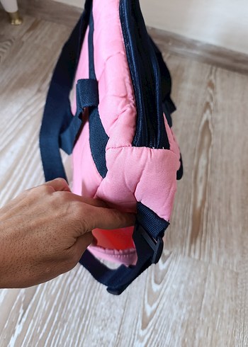 Pembe Baskılı Bebek Çantası - Görsel 3