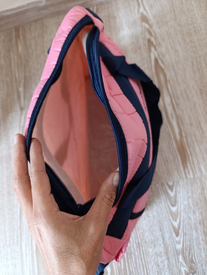 Pembe Baskılı Bebek Çantası - Görsel 4