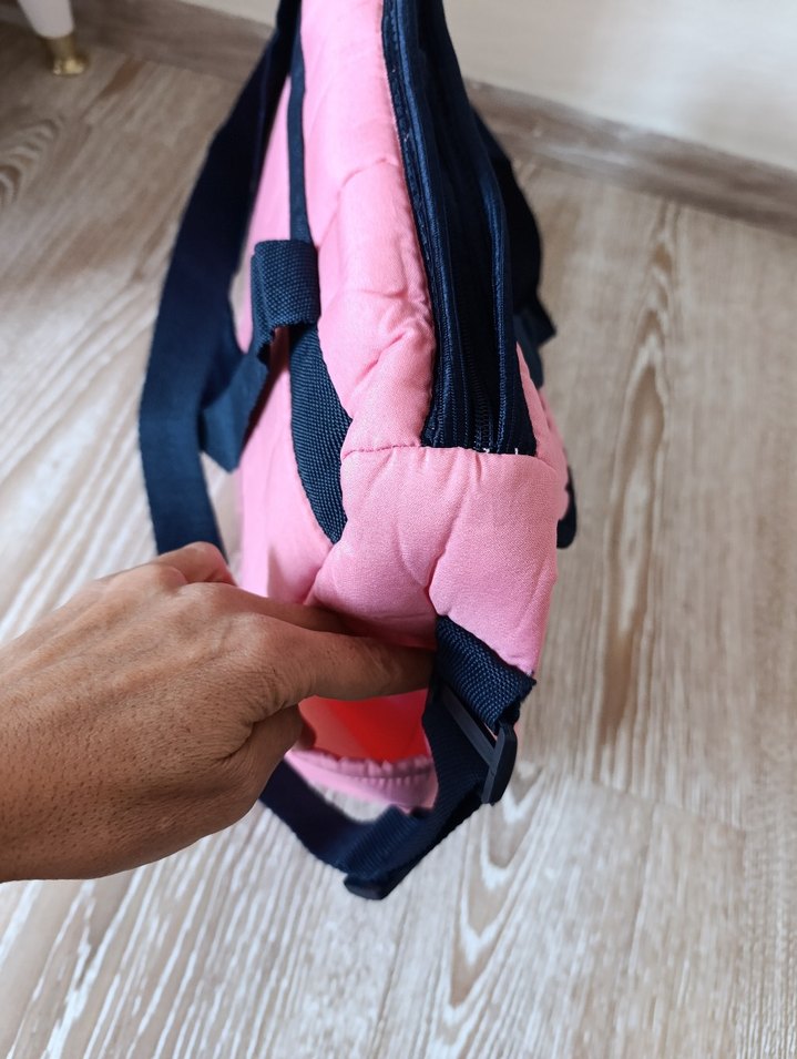 Pembe Baskılı Bebek Çantası - Görsel 3