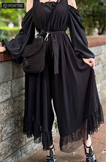 Oversize Goth Tulum Salopet