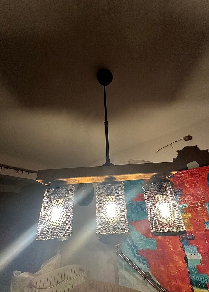 3?lü sarkıt dekoratif avize ve aplik - Görsel 2