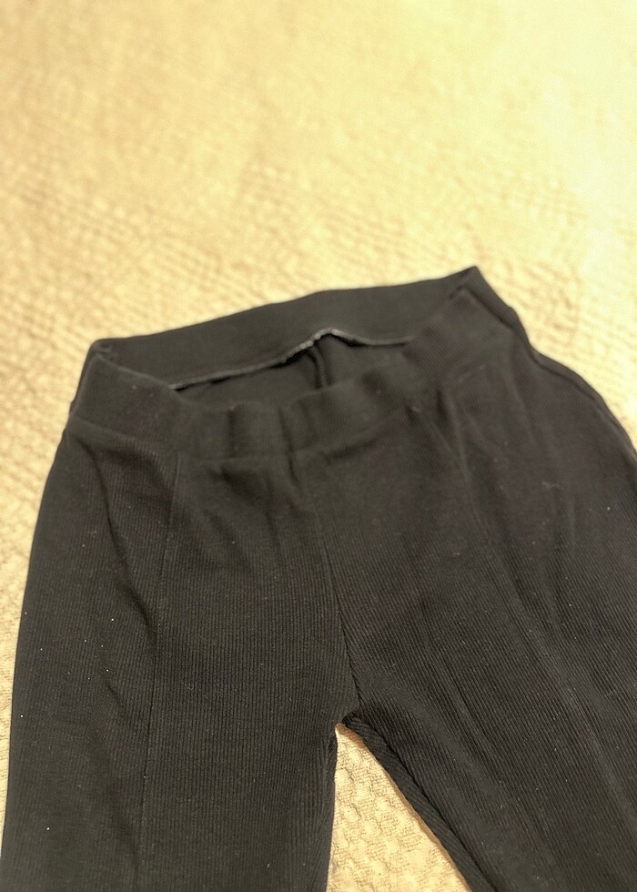 Yırtmaçlı tayt pantolon - Görsel 3