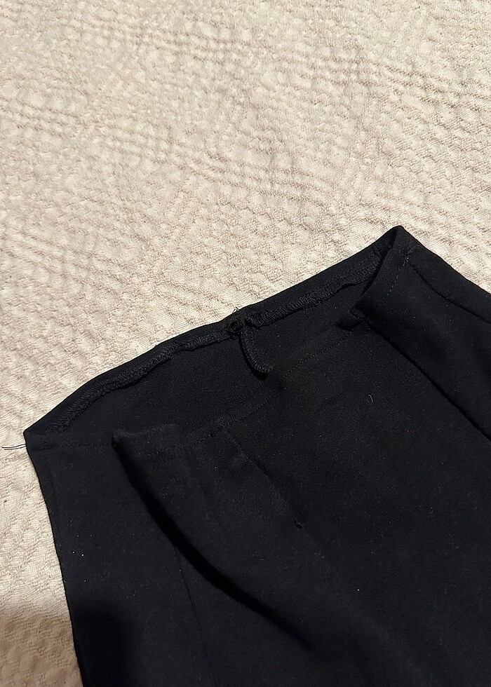 Yırtmaçlı tayt pantolon - Görsel 3