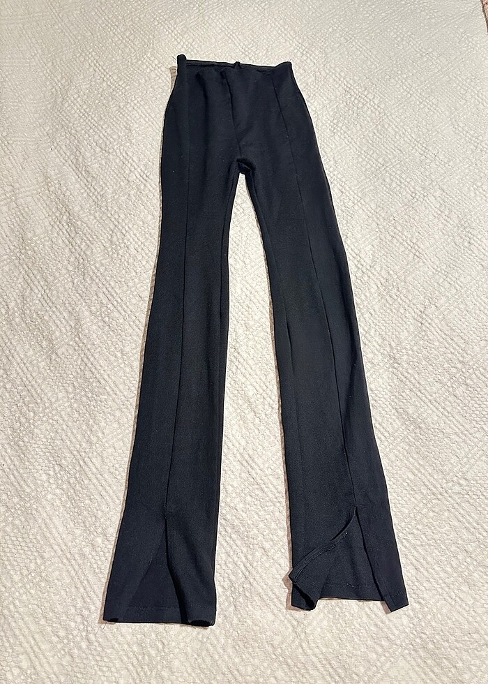 Yırtmaçlı tayt pantolon - Görsel 2