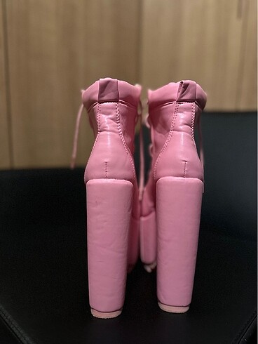 Pembe Pastel Goth Platform Bot. - Görsel 6