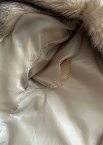 Leopar Desenli Kahverengi Deri Kadın Kürk Ceket - Görsel 6