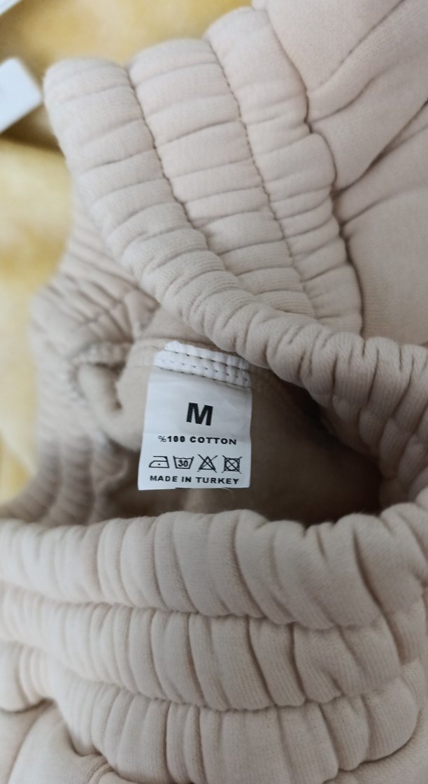 Bej Kadın Rahat Kesim Eşofman Altı - Görsel 3