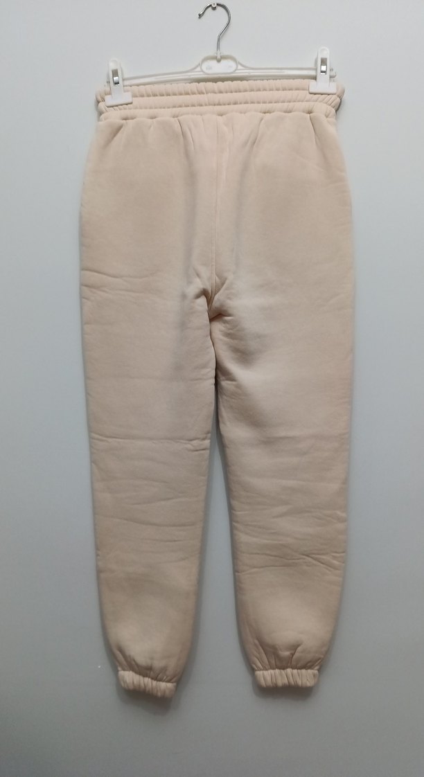 Bej Kadın Rahat Kesim Eşofman Altı - Görsel 2