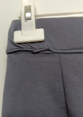 Gri Kadın Midi Kumaş Pantolon - Görsel 3