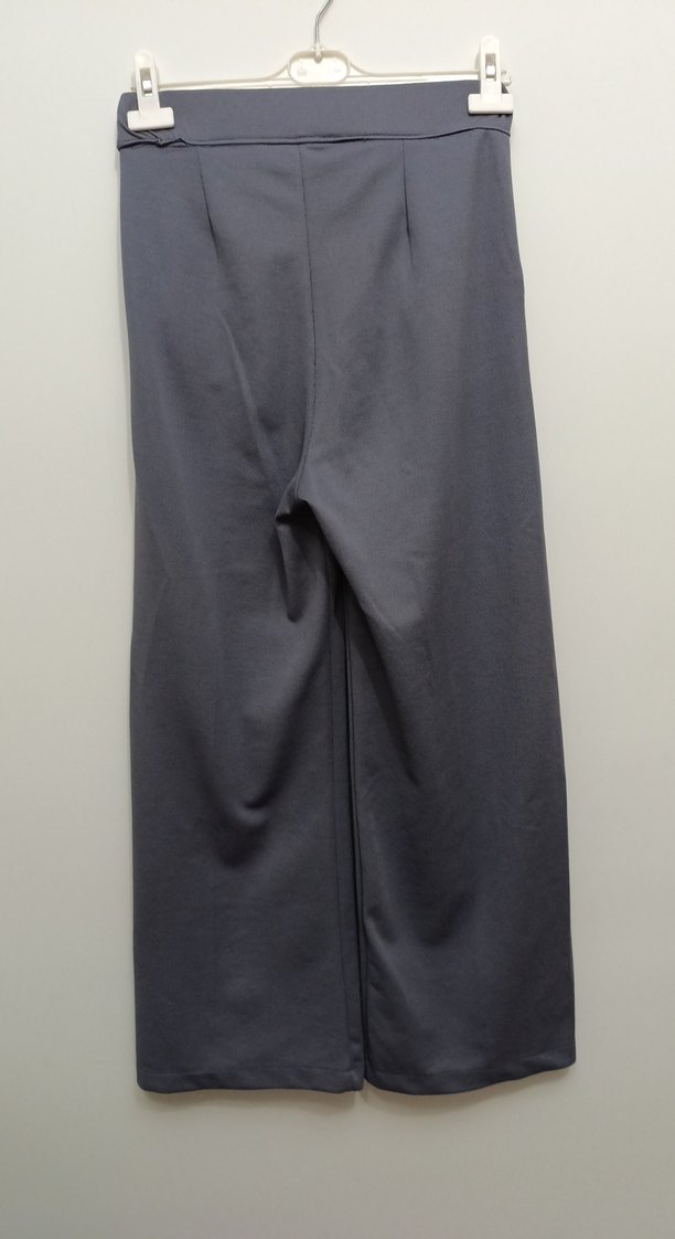 Gri Kadın Midi Kumaş Pantolon - Görsel 2