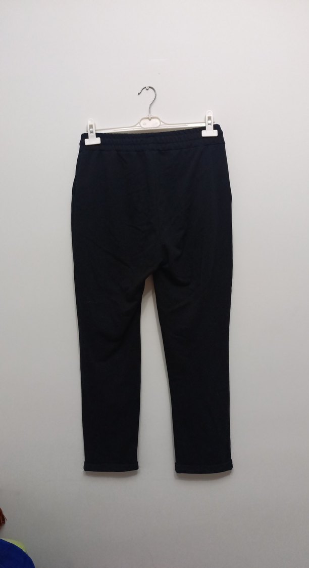 Siyah Regular Fit Midi Denim Pantolon - Görsel 2