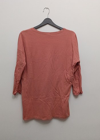 Kız Çocuk Bej Uzun Kollu Baskılı Tişört - Görsel 2