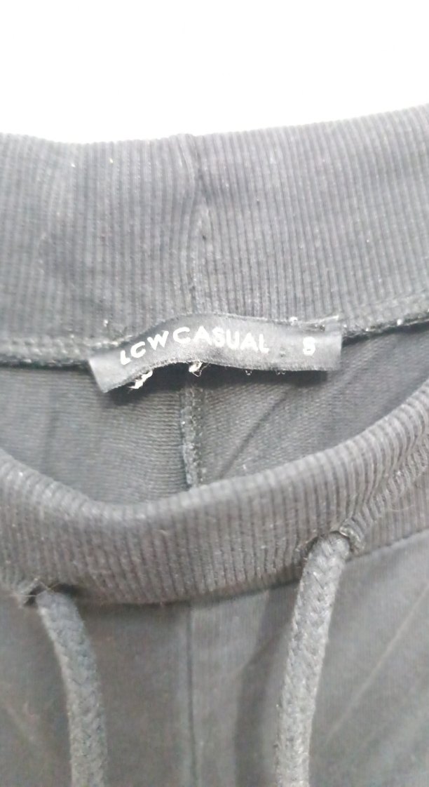 Siyah Kemerli Kadın Eşofman Altı - Görsel 3