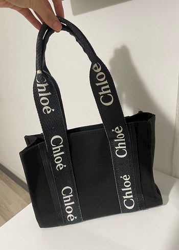 Siyah Kadın Chloe Baskılı Günlük Çanta - Görsel 2