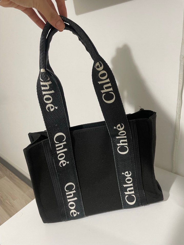 Siyah Kadın Chloe Baskılı Günlük Çanta - Görsel 2