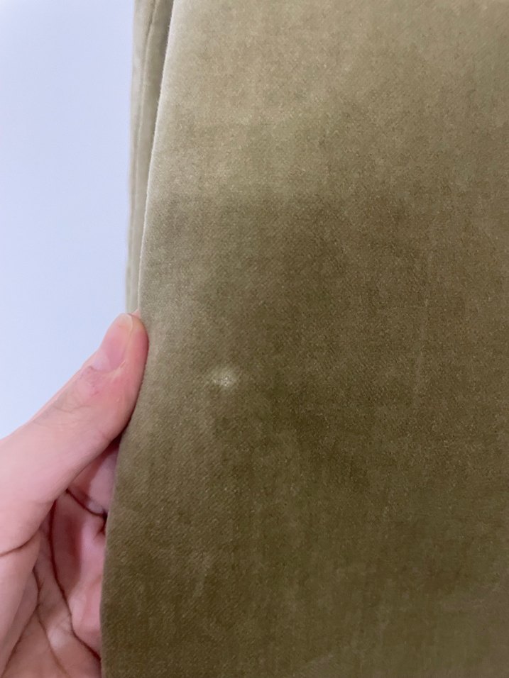 Kadın Haki Süet Midi Düğmeli Kaban - Görsel 4