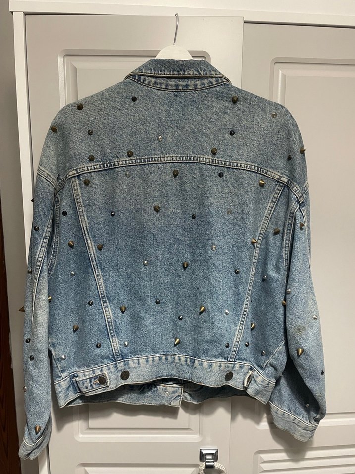 Mavi Düğmeli Kadın Denim Ceket - Görsel 2