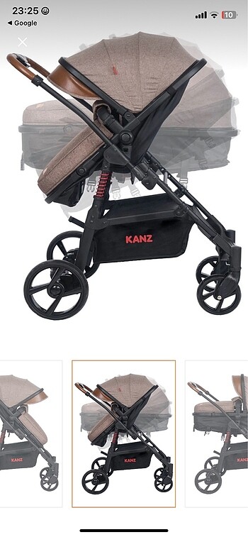 15-36 kg Beden Kanz D Go Travel Bebek Arabası & Puset Takımı