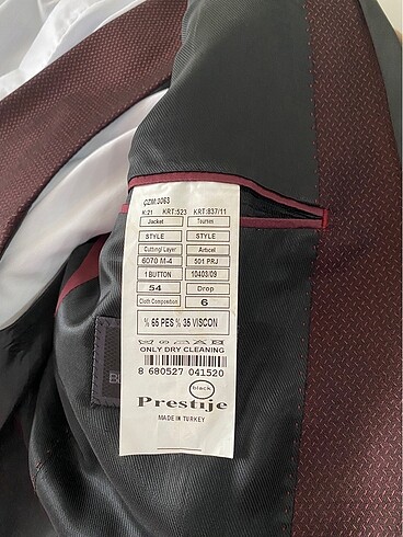 54 Beden bordo Renk Damatlık