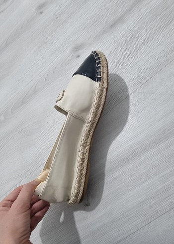 Krem siyah Espadril - Görsel 5