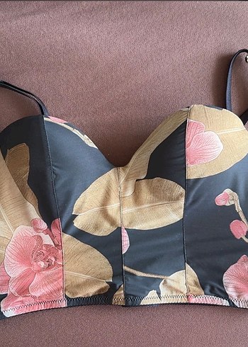 Calzedonia İntimissimi Korse Bustiyer Cicek Desenli