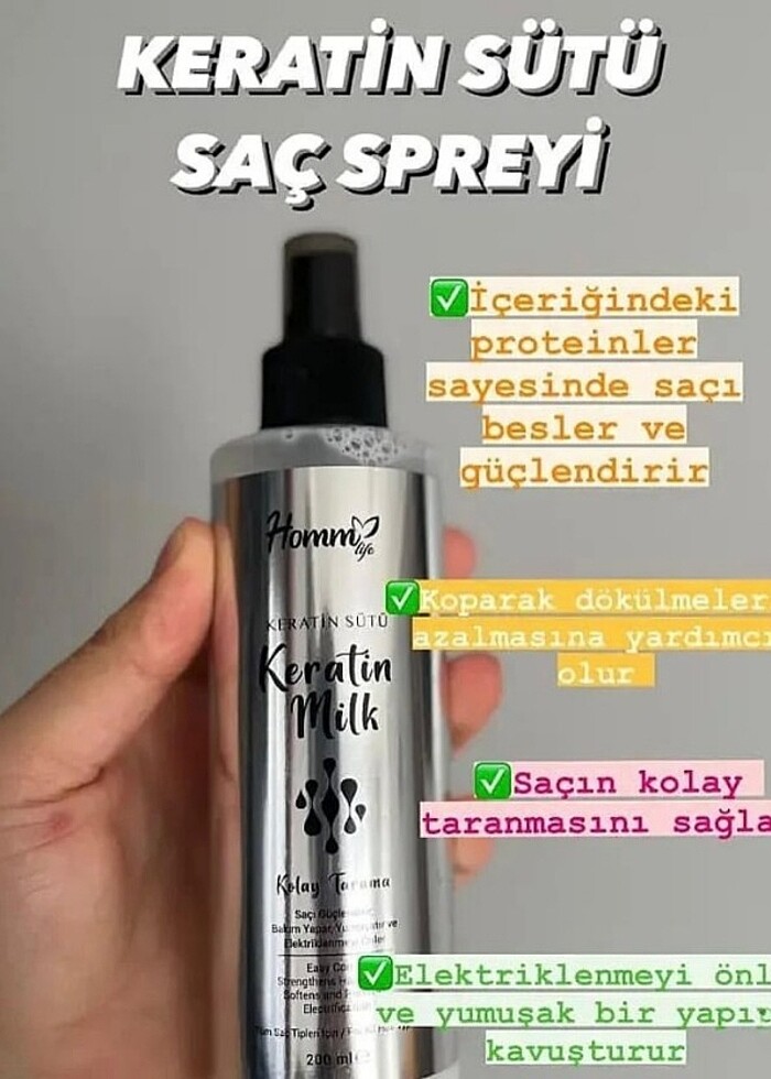 Keratin sprey - Görsel 3