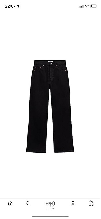 Zara Siyah Jean
