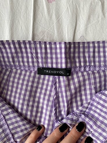 Trendyol & Milla Mor Kareli Pantolon