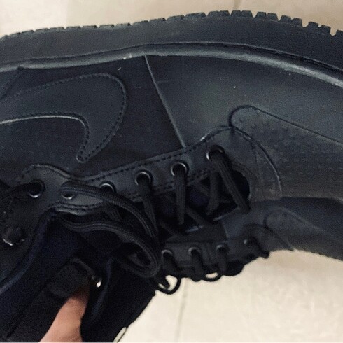 42.5 Beden siyah Renk Nike Orjinal bir kez giydi oğlum