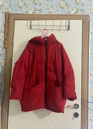 Mavi #mont #mavi #kırmızı #oversize #şişme