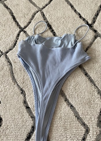 Mavi İnce Askılı Bebek Slingi - Görsel 2