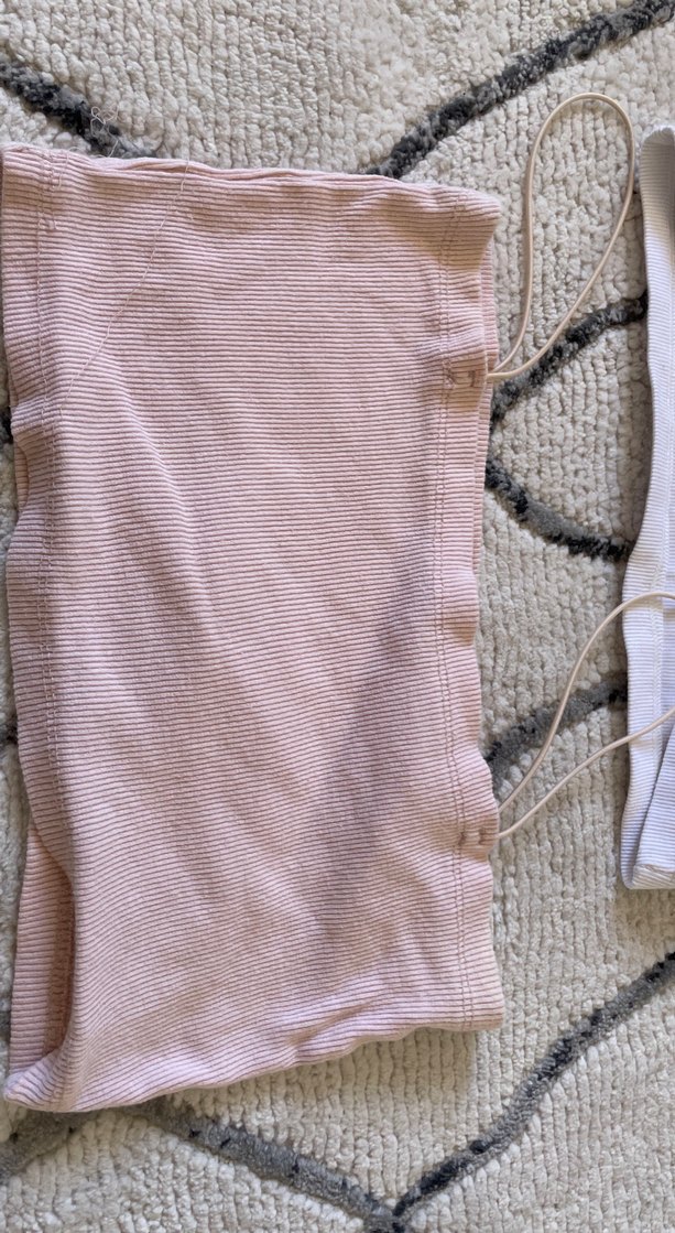 Beyaz Mini Street Wear Bralet - Görsel 3